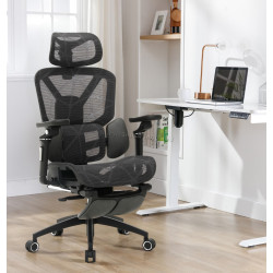 Кресло Tempo Kondela Vilmer (Dark Grey/Black)