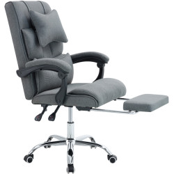 Кресло Tempo Kondela Waldor New (Gray/Chrome) Thumb