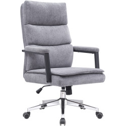 Fotoliu Tempo Kondela Zavier (Gray/Chrome) Thumb