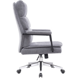 Fotoliu Tempo Kondela Zavier (Gray/Chrome) Thumb