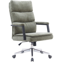 Кресло Tempo Kondela Zavier (Green/Chrome) Thumb