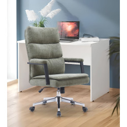 Fotoliu Tempo Kondela Zavier (Green/Chrome)