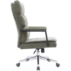 Кресло Tempo Kondela Zavier (Green/Chrome) Thumb