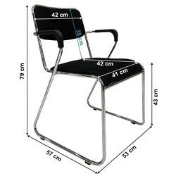 Scaun Tempo Kondela Derya New (Black) Thumb