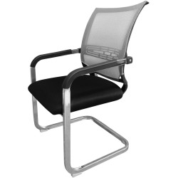 Стул Tempo Kondela Faje (Black/Gray/Chrome) Thumb