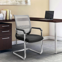 Scaun Tempo Kondela Faje (Black/Gray/Chrome)