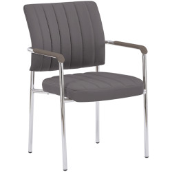 Стул Tempo Kondela Florin (Gray Brown/Chrome) Thumb