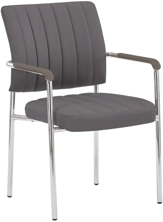 Стул Tempo Kondela Florin (Gray Brown/Chrome)