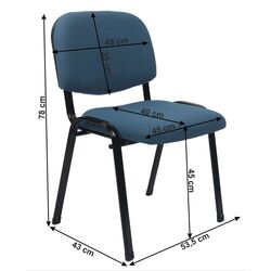 Scaun Tempo Kondela Iso 2 New (Dark Blue) Thumb