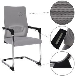 Scaun Tempo Kondela Kabir (Gray/Black) Thumb