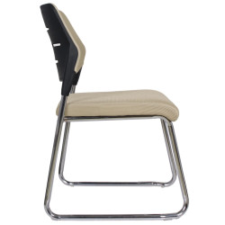 Стул Tempo Kondela Kledi (Light Brown/Chrome) Thumb