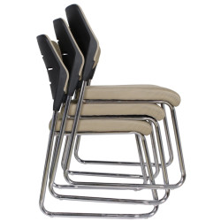 Стул Tempo Kondela Kledi (Light Brown/Chrome) Thumb