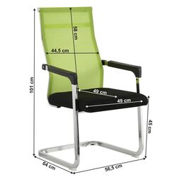 Scaun Tempo Kondela Rimala New (Green/Black) Thumb