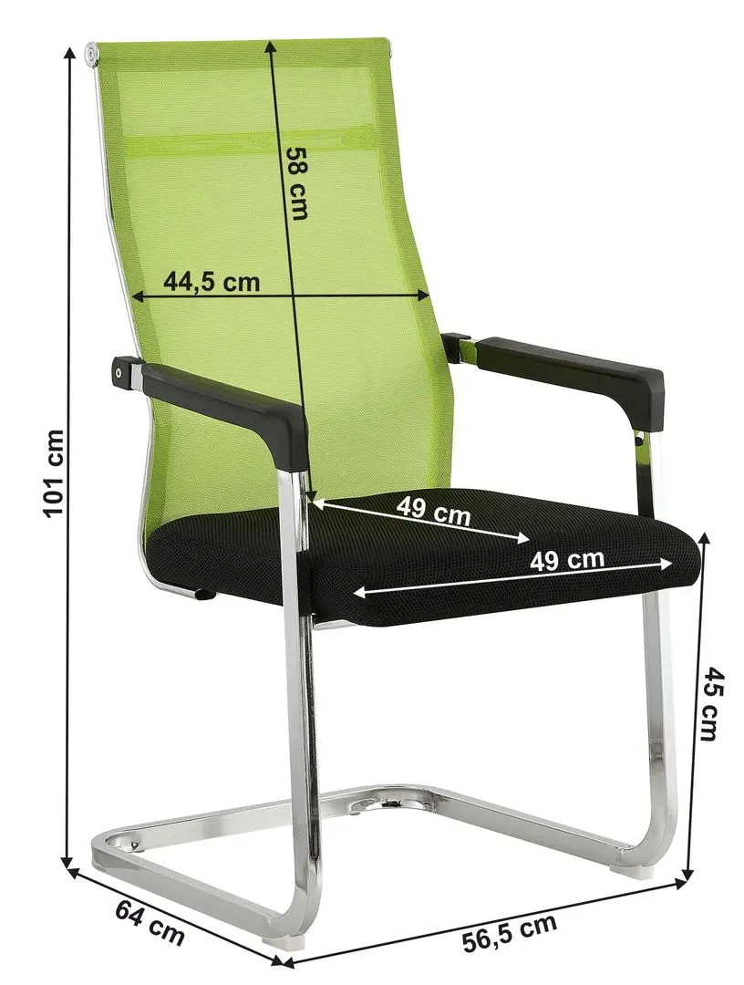 Scaun Tempo Kondela Rimala New (Green/Black)
