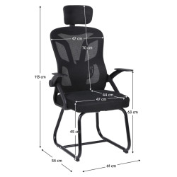 Scaun Tempo Kondela Sitao (Black) Thumb