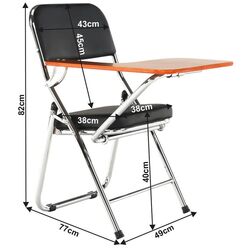 Scaun Tempo Kondela Teker cu masuta (Black/Natural) Thumb