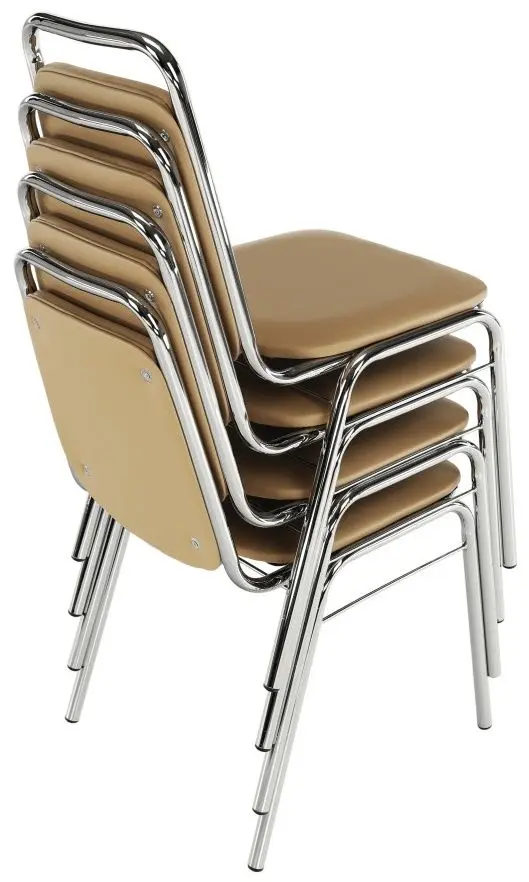 Стул Tempo Kondela Zeki (Brown/Chrome)