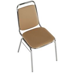 Стул Tempo Kondela Zeki (Brown/Chrome) Thumb