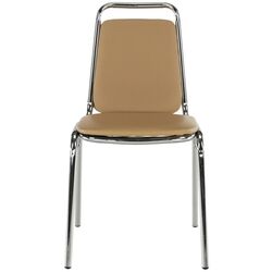 Стул Tempo Kondela Zeki (Brown/Chrome) Thumb