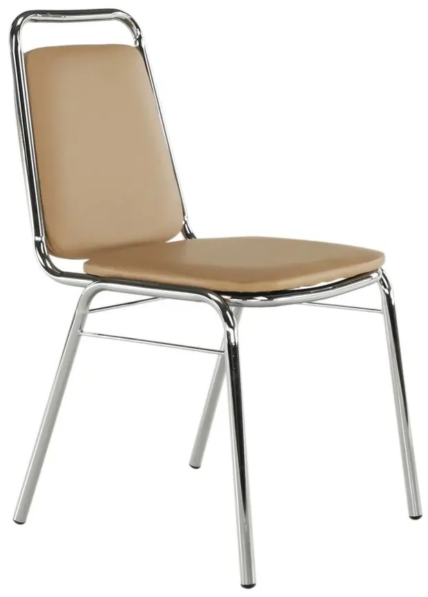 Стул Tempo Kondela Zeki (Brown/Chrome)