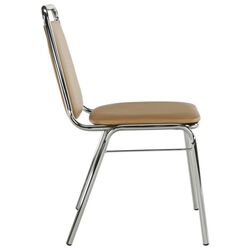 Стул Tempo Kondela Zeki (Brown/Chrome) Thumb