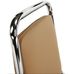 Стул Tempo Kondela Zeki (Brown/Chrome) Thumb