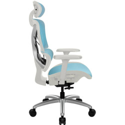 Fotoliu ThunderX3 XTC Chroma (White/Blue) Thumb
