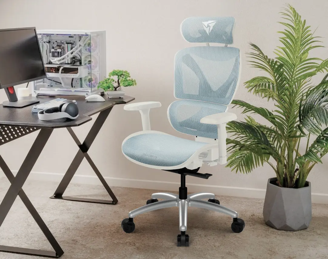 Fotoliu ThunderX3 XTC Chroma (White/Blue)