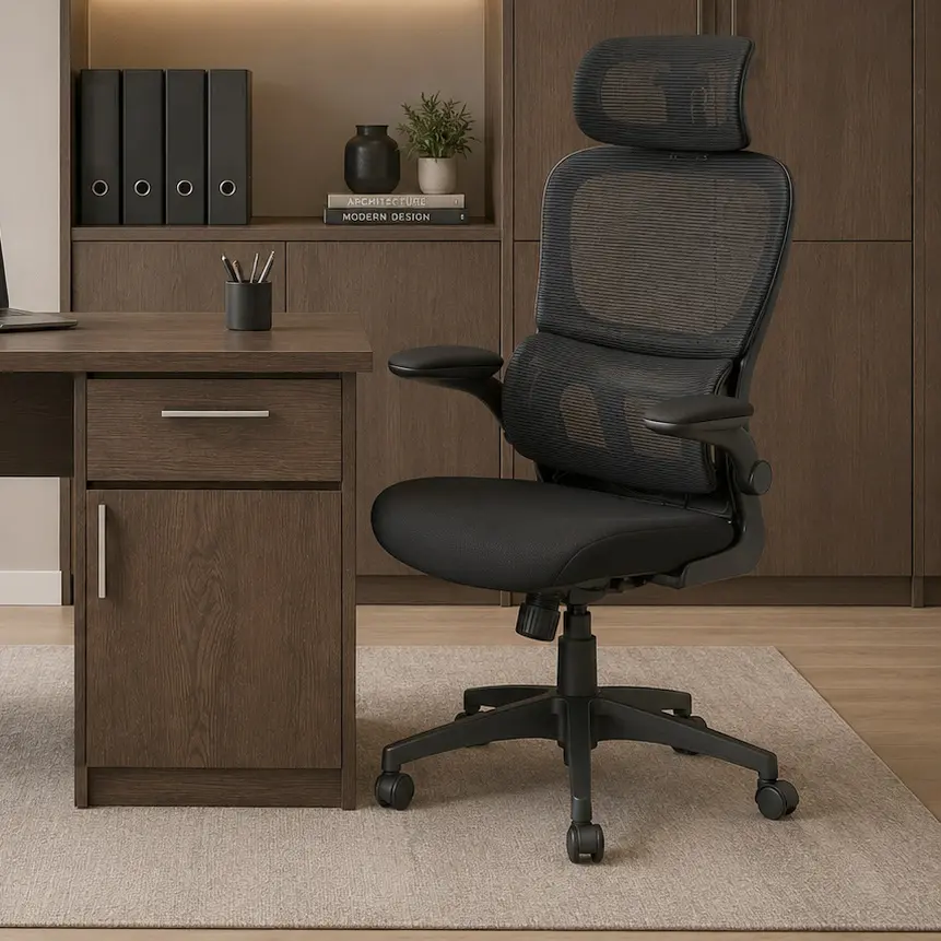Fotoliu de birou Vasto Furniture Frost (Black)
