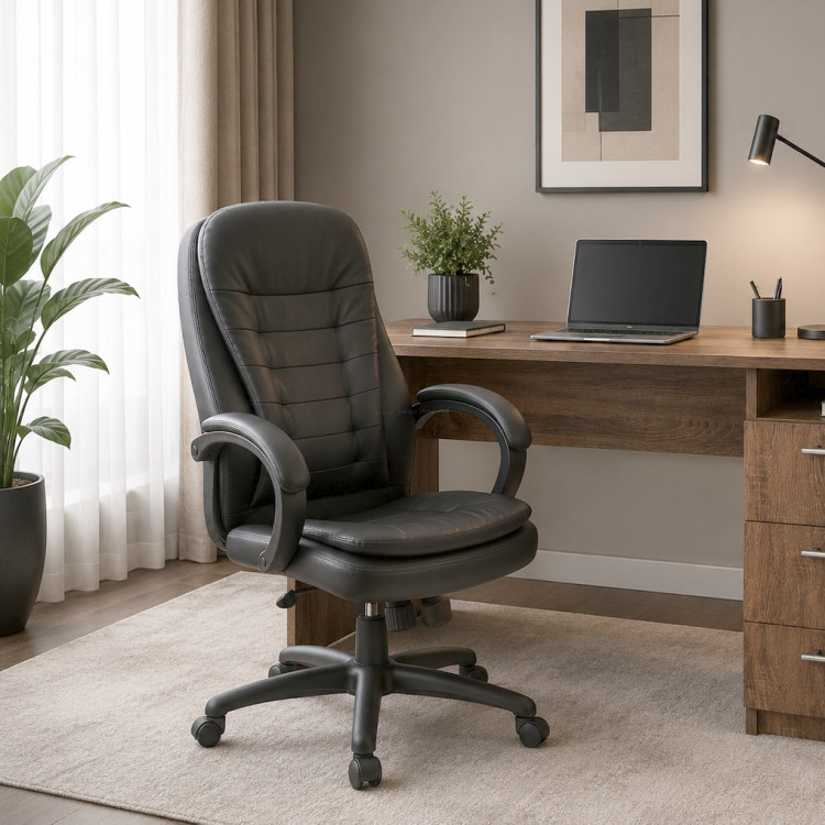 Fotoliu de birou Vasto Furniture Sela (Black)