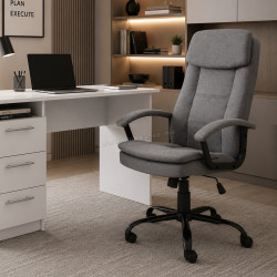Fotoliu de birou Vasto Furniture Vika (Grey)