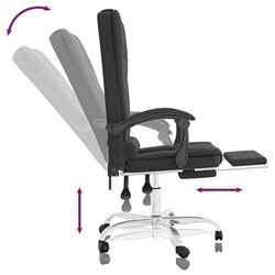 Fotoliu VidaXL 349667 (Black) Thumb