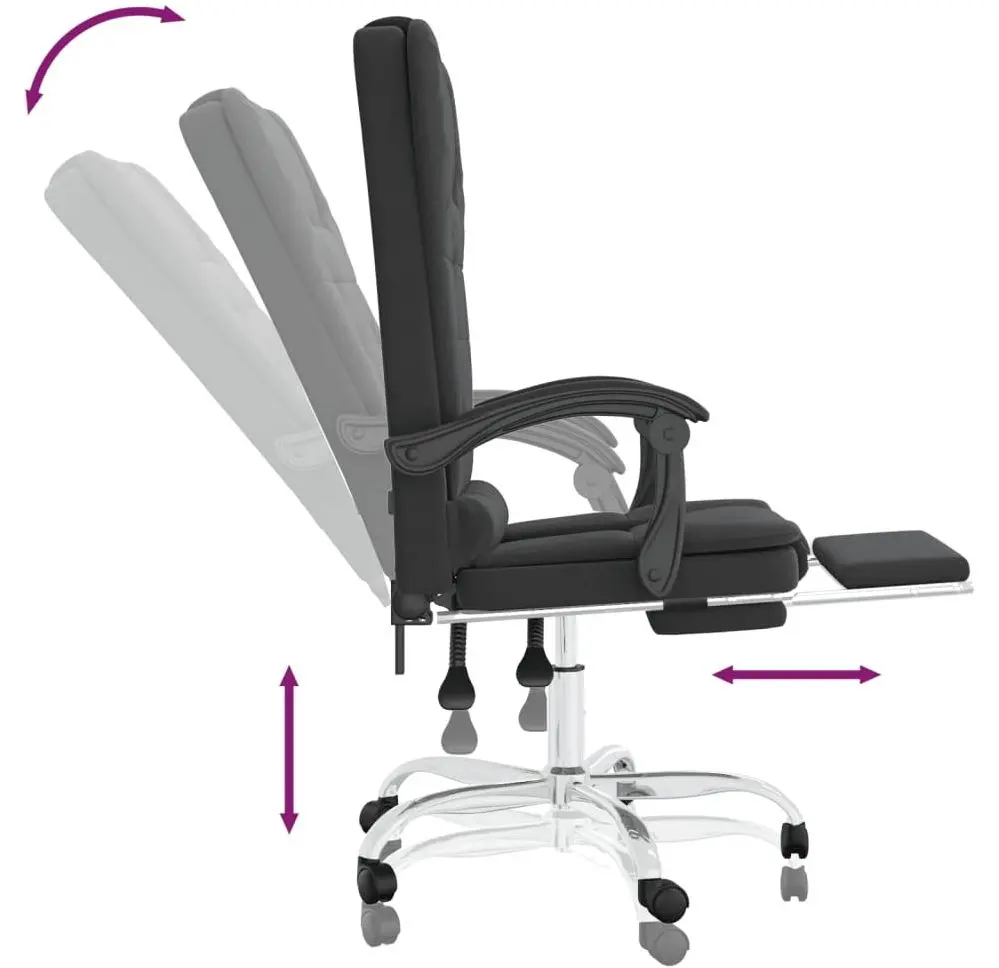 Fotoliu VidaXL 349667 (Black)