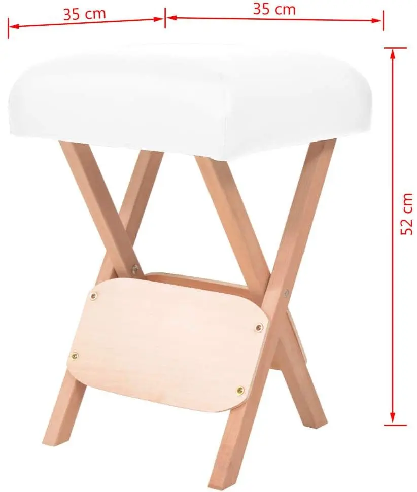 Scaun de masaj VidaXL 110148 (White)