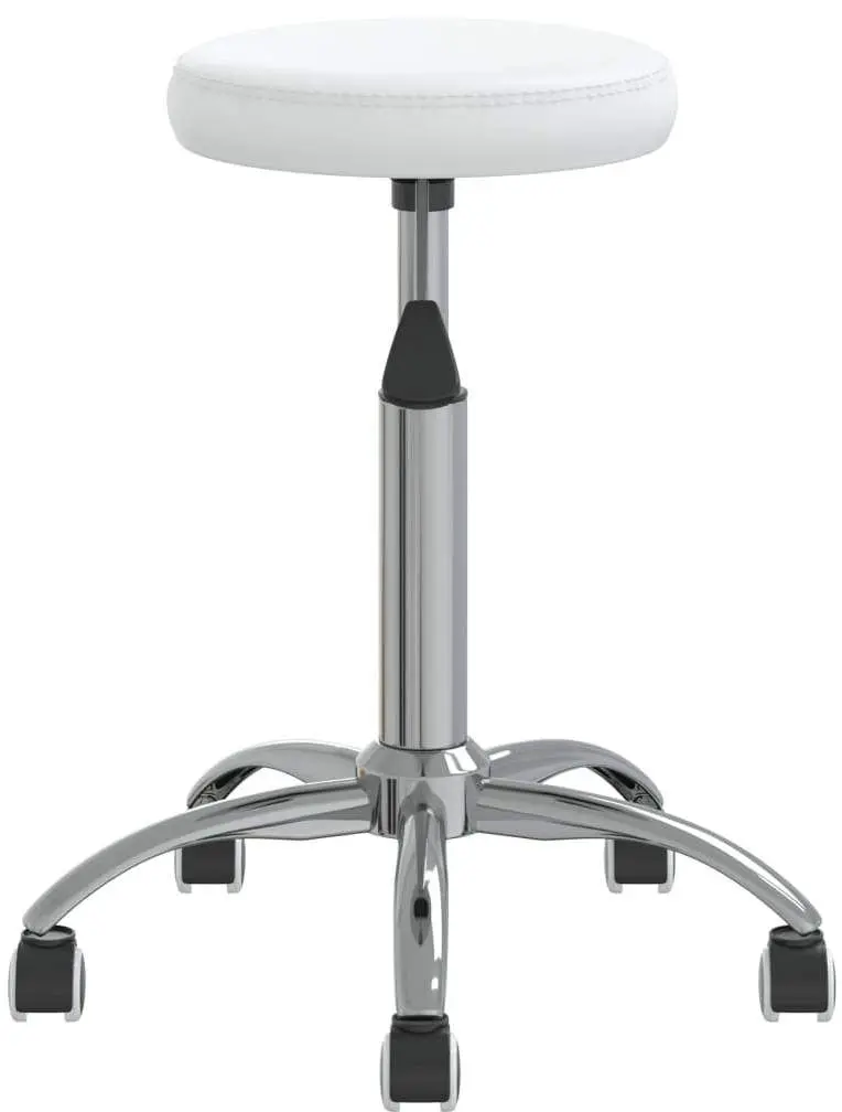 Taburet pentru salon de infrumusetare VidaXL 3085692 (White)