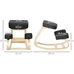 Эргономический стул Vinsetto 921-589V00BK (Black) Thumb