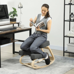 Эргономический стул Vinsetto 921-589V00CG (Grey/Birch) Thumb