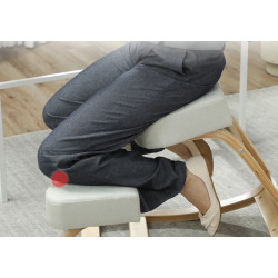 Эргономический стул Vinsetto 921-589V00CW (Cream/Birch) Thumb