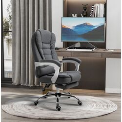 Fotoliu Vinsetto 921-223V01CG 65x70x123 cm (Grey)