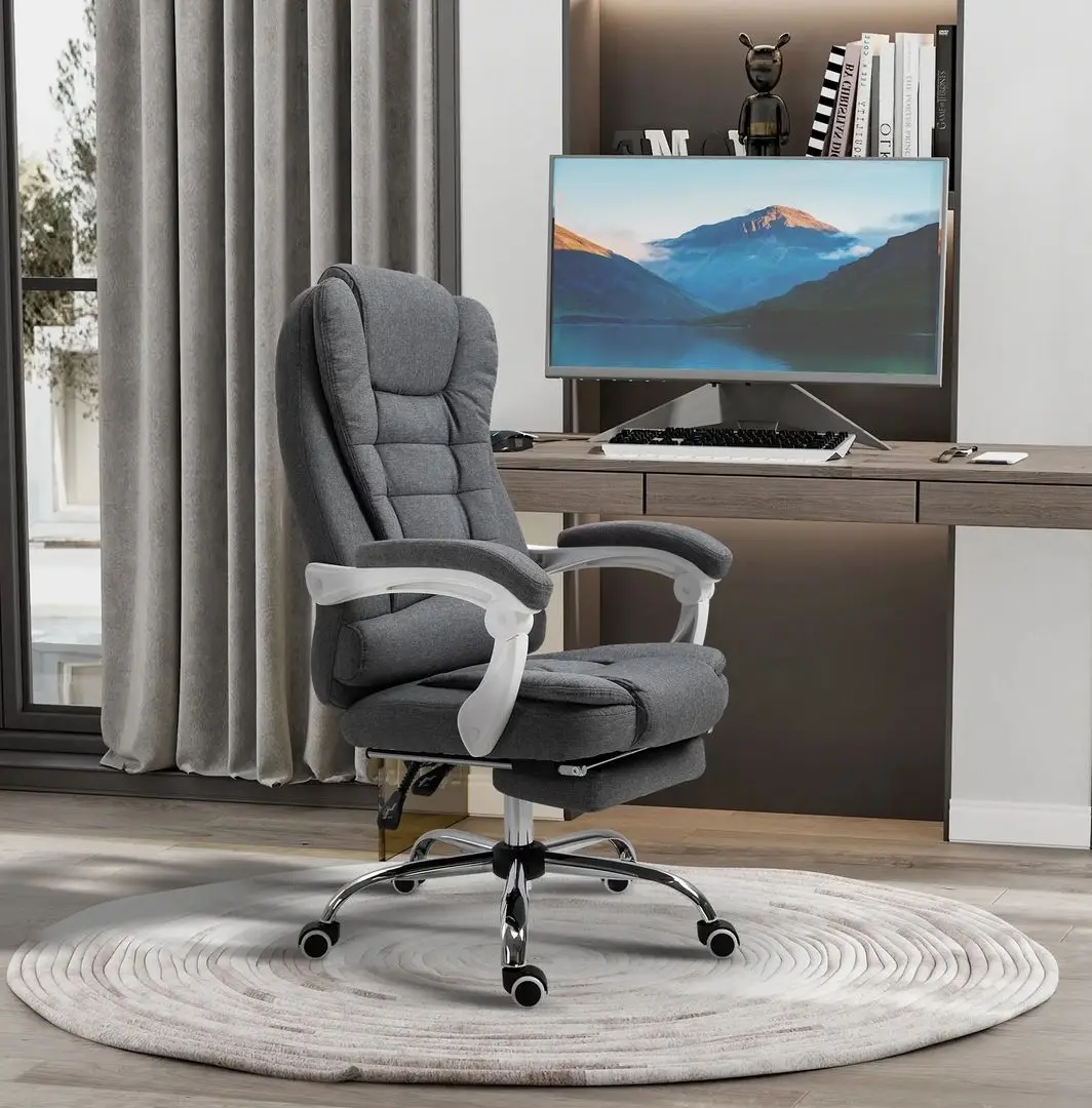 Fotoliu Vinsetto 921-223V01CG 65x70x123 cm (Grey)