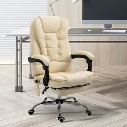 Fotoliu Vinsetto 921-318V92CW 65x160x104 cm (Cream) Thumb