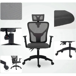 Fotoliu Vinsetto 921-404V01CG (Dark Grey) Thumb