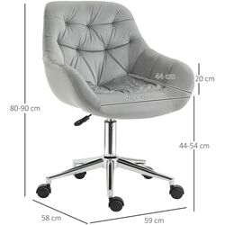 Fotoliu Vinsetto 921-480GY 59x58x90 cm (Grey) Thumb