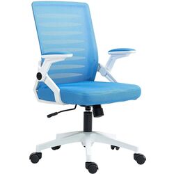 Fotoliu Vinsetto 921-512V01BU 54x54x99 cm (Blue/White) Thumb