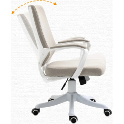 Fotoliu Vinsetto 921-536BG (Beige/White) Thumb