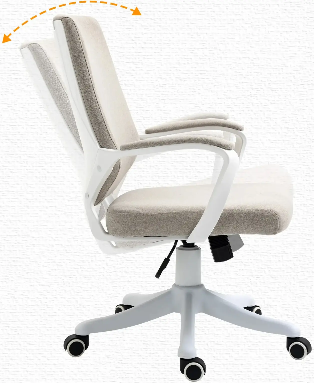 Fotoliu Vinsetto 921-536BG (Beige/White) - 4