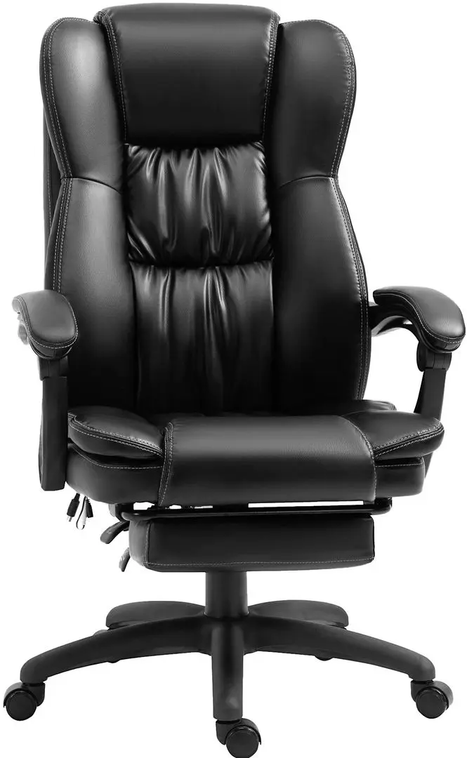 Fotoliu Vinsetto 921-539V90BK 68x68x127 cm (Black)