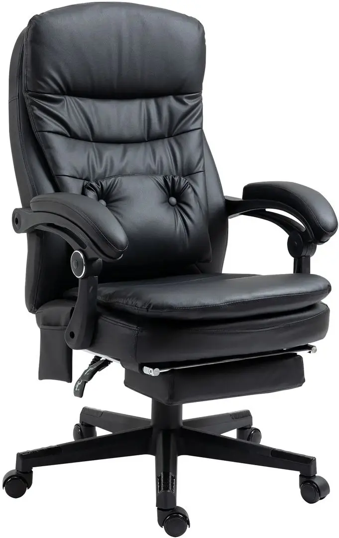 Fotoliu Vinsetto 921-592BK 64x69x115 cm (Black)