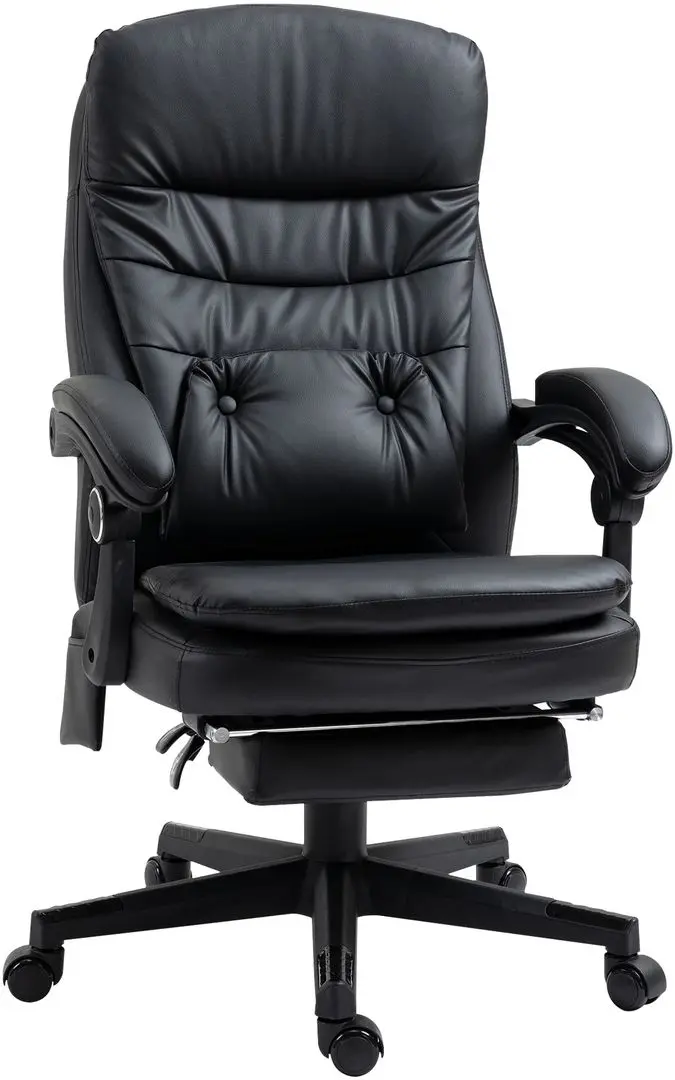 Fotoliu Vinsetto 921-592BK 64x69x115 cm (Black)