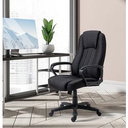 Fotoliu Vinsetto 921-593BK 60x74x116 cm (Black)